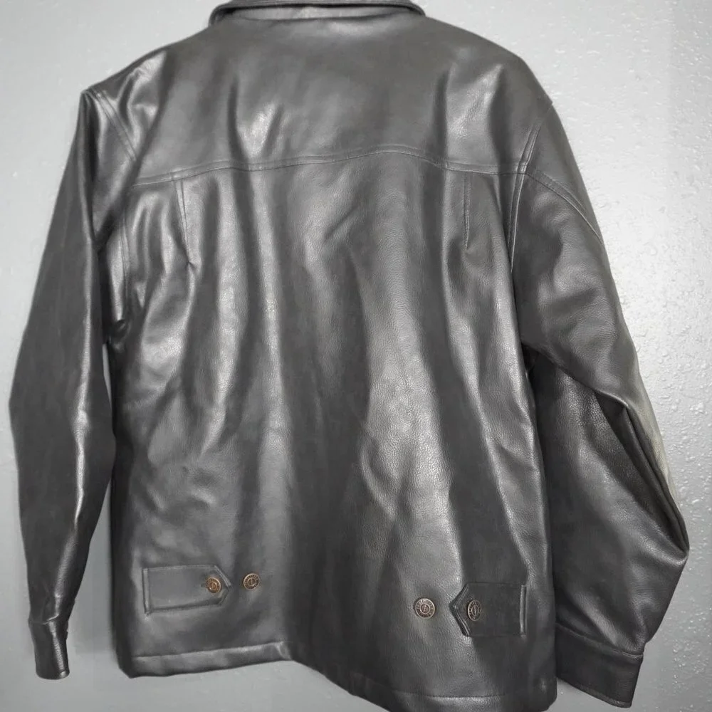 Protection System Womens Black Polyester Zip Up Motorcycle Jacket Size 14/16 - Picture 4 of 8